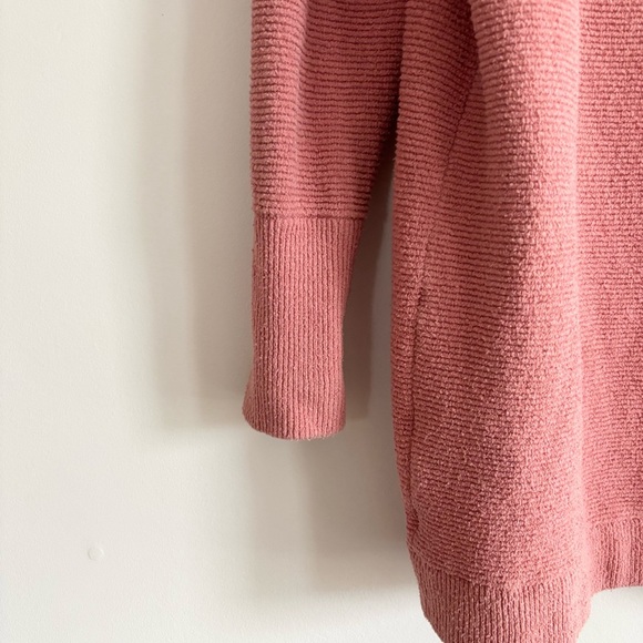 Free People Ottoman Slouchy Cowl Neck Tunic Dusty Rose - Picture 5 of 11